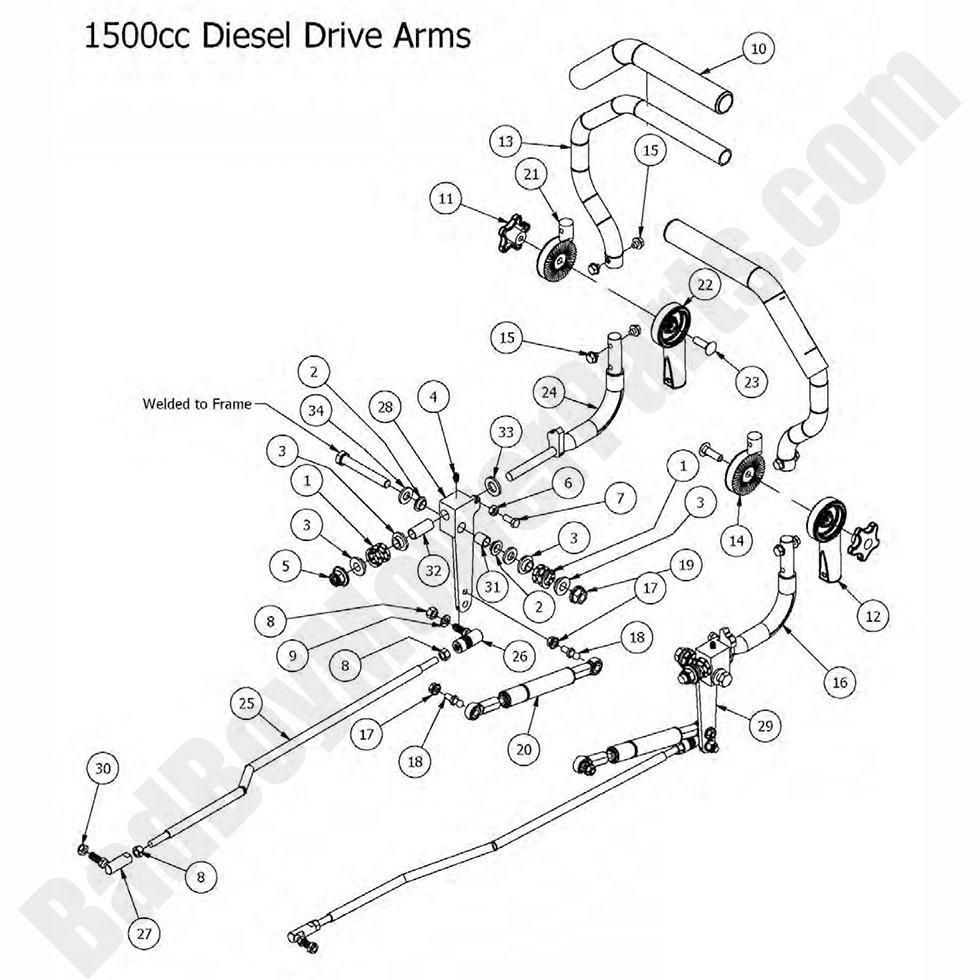 2017 Diesel - 1500cc Drive Arms